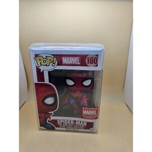 Marvel Spider Man Funko Pop Vinyl Bobble Head 160 Exclusive Collector Corps